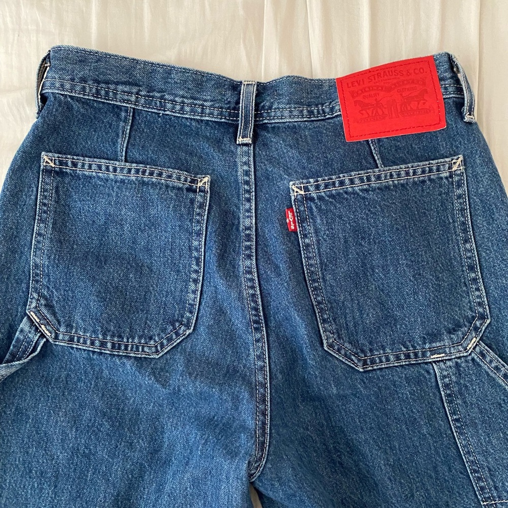 levis carpenter/utility/cargo jeans. one of a kind! size 27 !!! :)